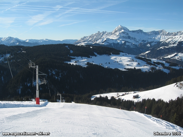 Le Mont Charvin en arrire plan