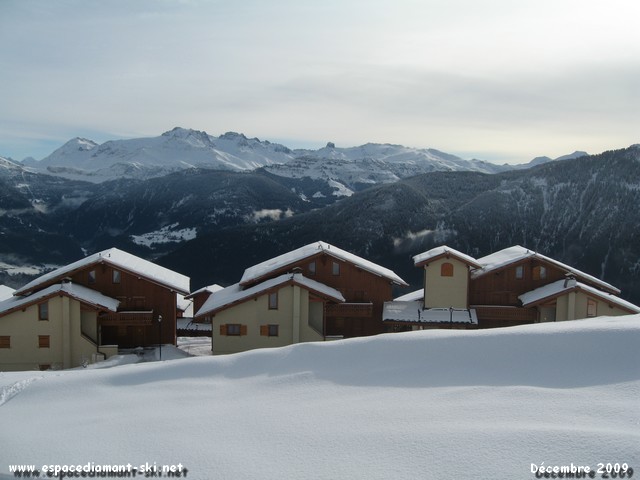 Vue sur les résidences du haut de Bisanne 1500 Vue sur les résidences du haut de Bisanne 1500