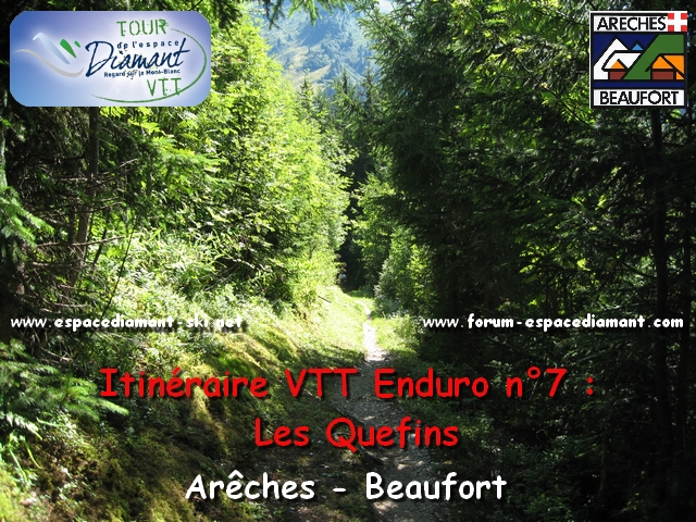 Itinraire rouge d'Enduro n7 : Les Quefins