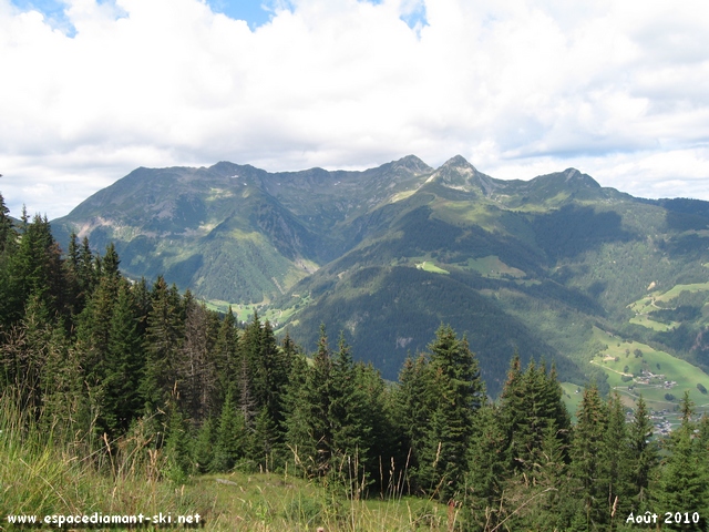 Le massif du Mirantin  droite