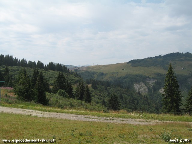 Le Col de la Lzette depuis Plan Corbet