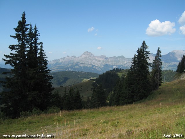 Le Mt Charvin et les Aravis