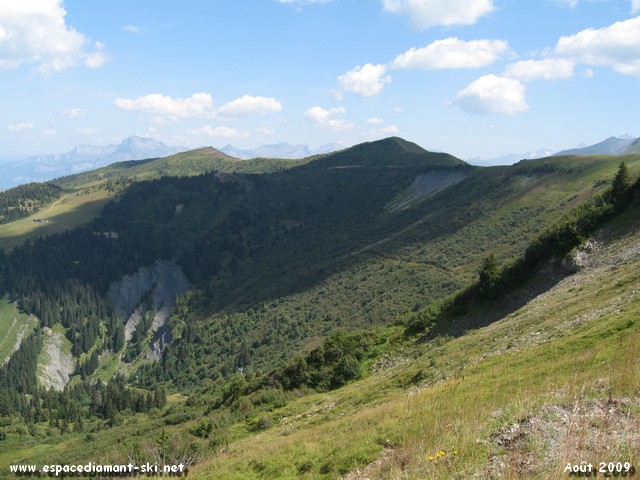 Vue sur le Cirque du Vors et la Tte des Trois Coins