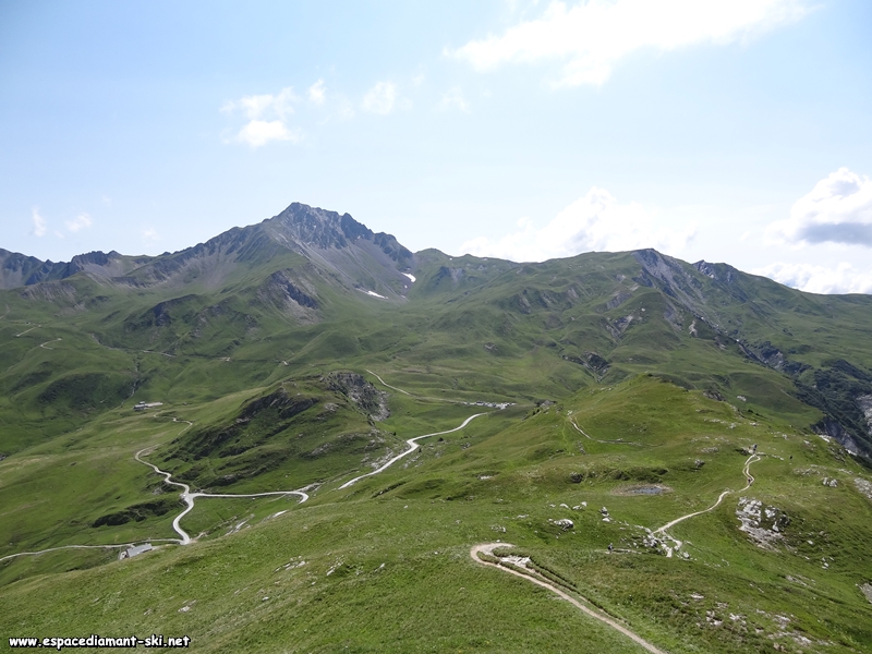 Sur le chemin du retour : direction le Cormet d'Arches