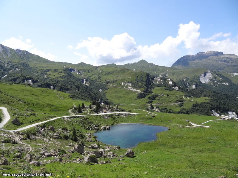 Avec la Pointe du Riondet en arrire plan