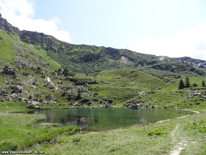 Le lac des Fes, point de dpart de notre itinraire