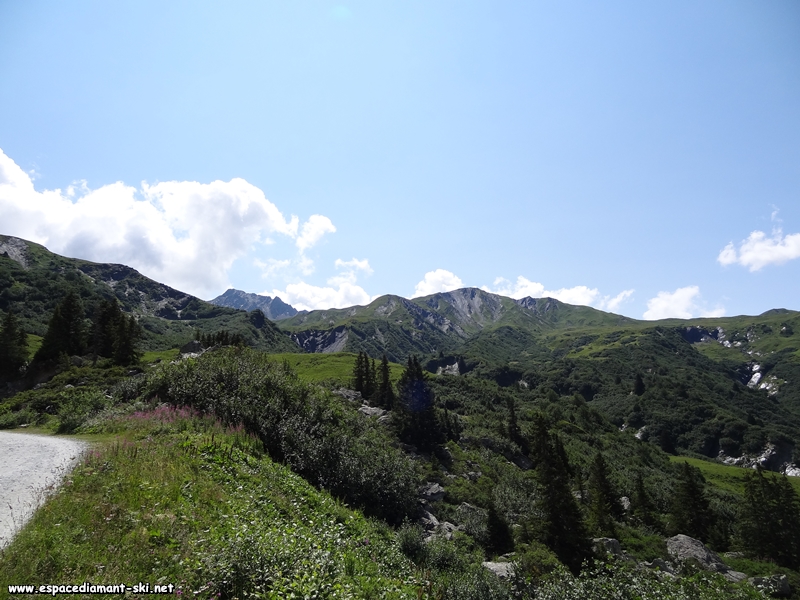 Premier objectif : rejoindre le Cormet d'Arches