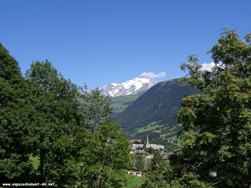 Avec le Mont Blanc