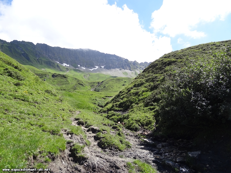 On traverse un petit ruisseau