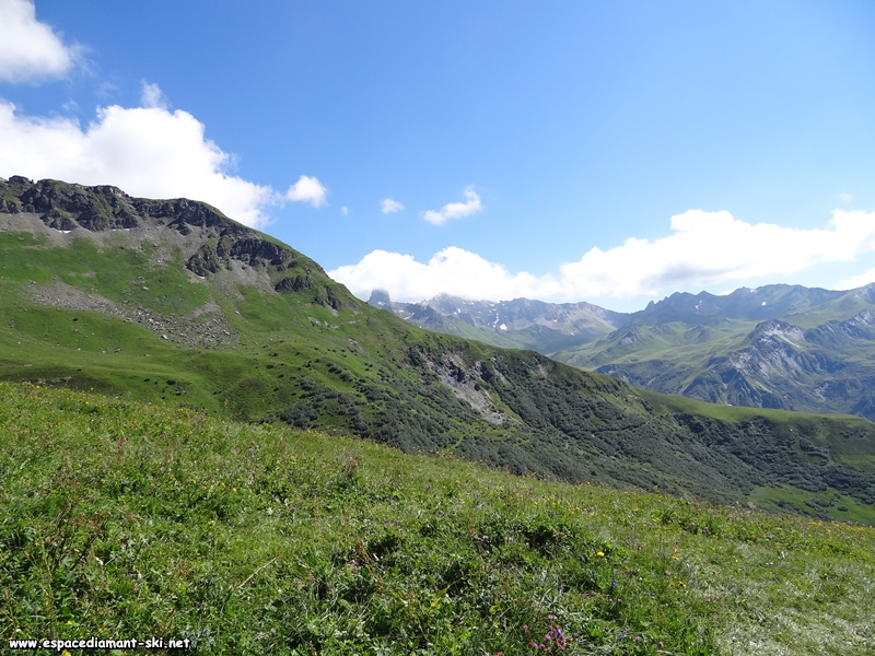 Sur notre gauche, la Pierra Menta