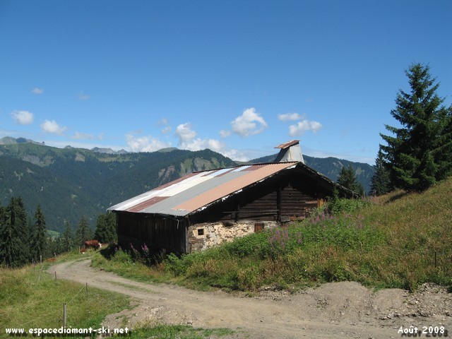 Un vieux chalet d'alpages