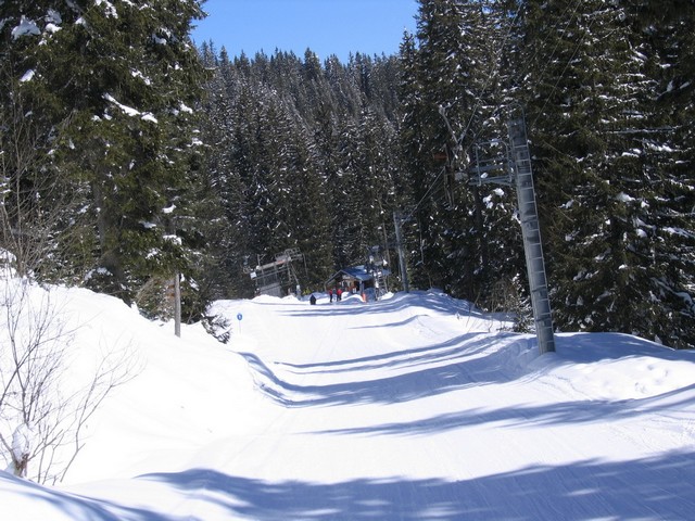 Vue sur le dbut de la ligne