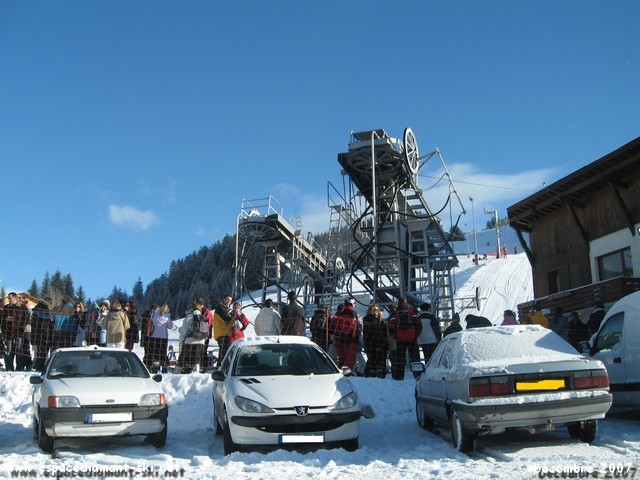 Les gares depuis la route