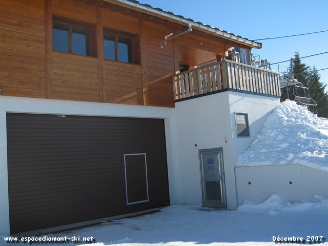 Le sommet Brichou et le Mont Blanc