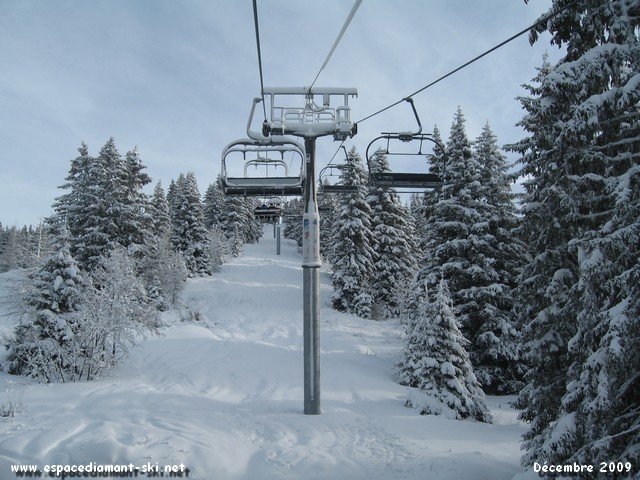 Ligne entre les pylnes 4 et 3
