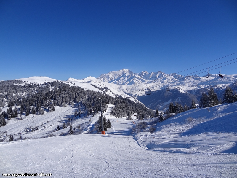 Depuis la piste de la Vardache