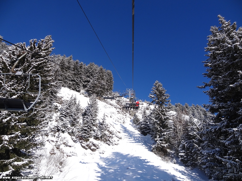 Dans la monte  80%
