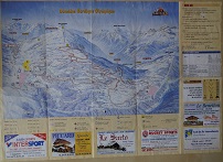 Plan des pistes Les Saisies - Hiver 2000-2001