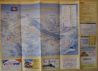 Plan des pistes Les Saisies - Hiver 2002-2003