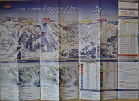 Plan des pistes Les Saisies - Hiver 2005-2006