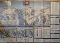 Plan des pistes Les Saisies - Hiver 2007-2008