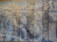 Plan des pistes Les Saisies - Hiver 2007-2008