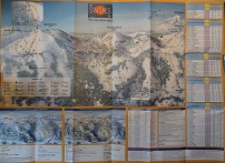 Plan des pistes Les Saisies - Hiver 2009-2010