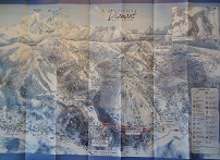 Plan des pistes Les Saisies - Hiver 2009-2010