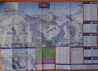 Plan des pistes Les Saisies - Hiver 2010-2011