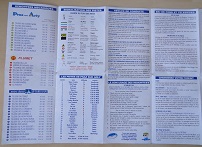 Plan des pistes Praz sur Arly - Hiver 1998-1999
