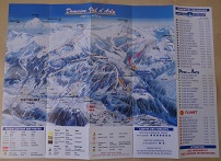 Plan des pistes Notre Dame de Bellecombe - Hiver 2001-2002