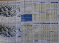Plan des pistes Notre Dame de Bellecombe/Flumet - Hiver 2005-2006