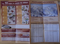 Plan des pistes Val d'Arly - Hiver 2010-2011