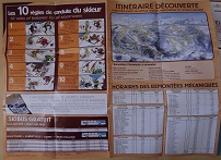 Plan des pistes Val d'Arly - Hiver 2011-2012