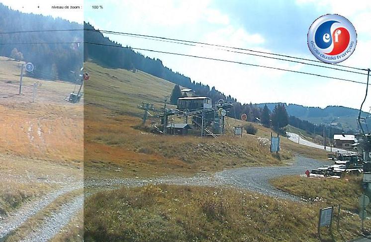 Webcam 2 : Front de neige du Mt Rond - 1350 m Webcam 2 : Front de neige du Mt Rond - 1350 m